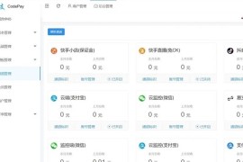 小呆支付/快手免ck/快手小店保证金/兼容易支付支付系统源码