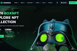六首页数字藏品NFT交易网React NextJS网站模板